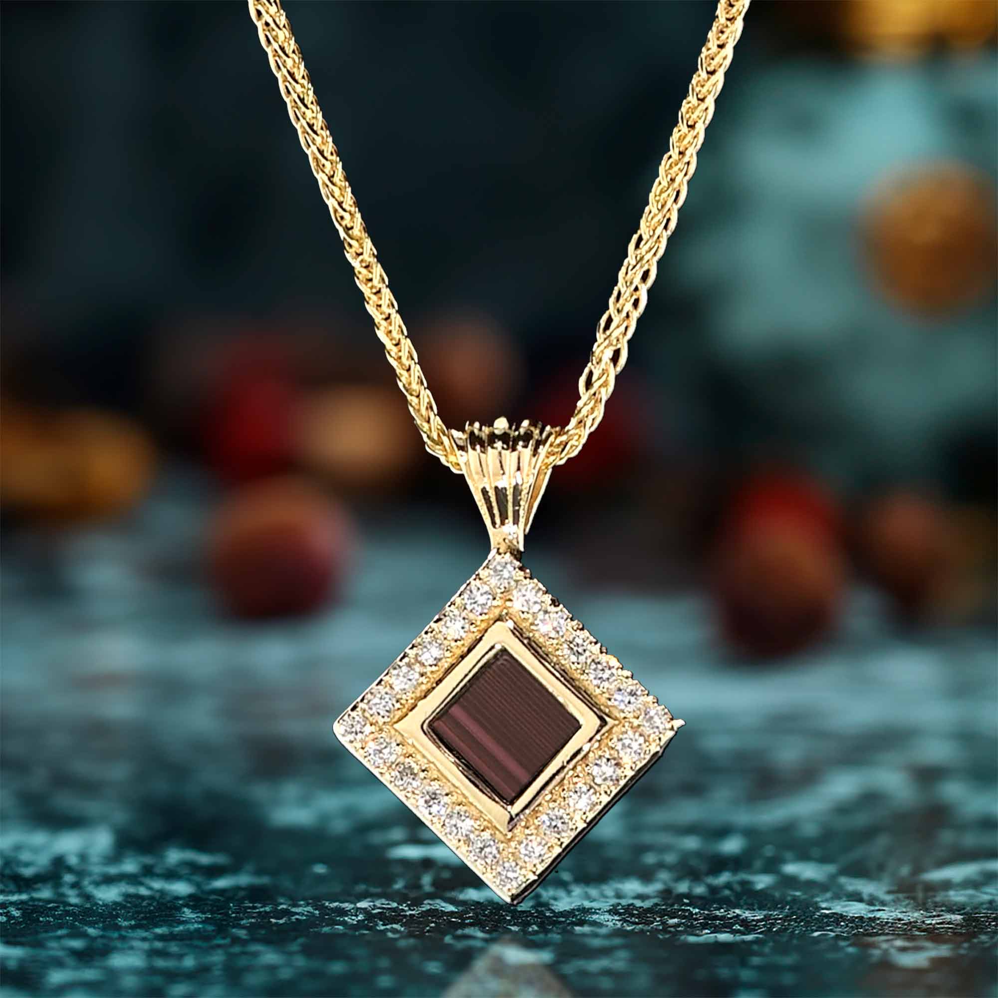 "Elegant nano Bible jewelry pendant showcasing intricate cross design - My Nano Jewelry"